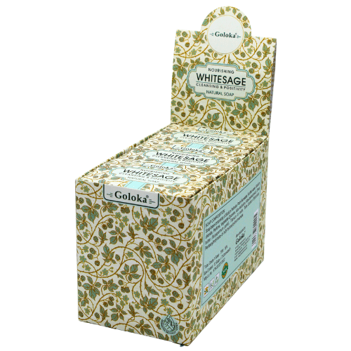 Goloka White Sage Natural Soap 12 pcs