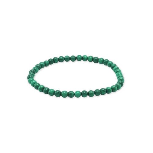 Light Malachite 'AA' beaded Bracelet 8 mm - Zambia