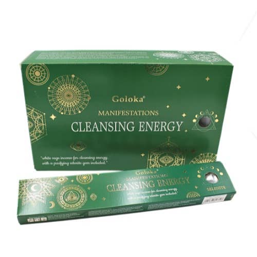 Goloka Manifestations Cleansing Energy Gemstone Incense