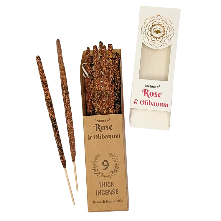Green Tree Rose & Olibanum Botanical Incense