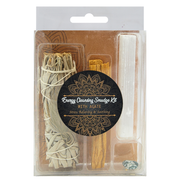 Energy Cleansing Smudge Kits w/ White Agate