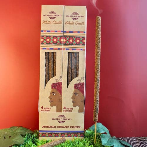 Sacred Elements White Oud Organic Jumbo Sticks
