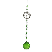 Suncatcher Hanging Green Beads Tree of Life