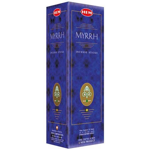 Hem Myrrh Square (25 x 8 Sticks)
