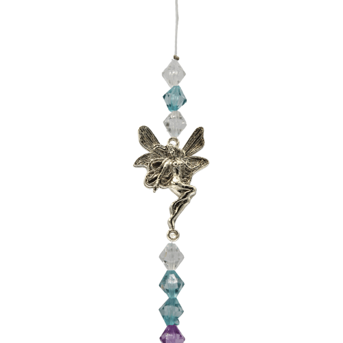 Suncatcher Hanging Turquoise Beads Fairy