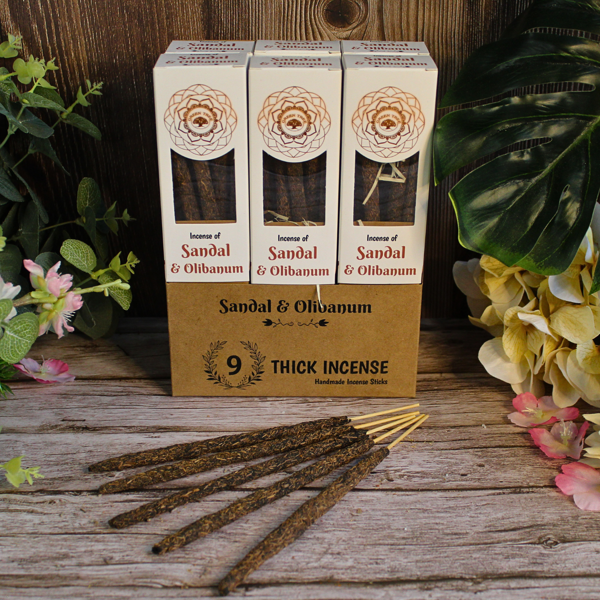 Green Tree Sandal & Olibanum Botanical Incense