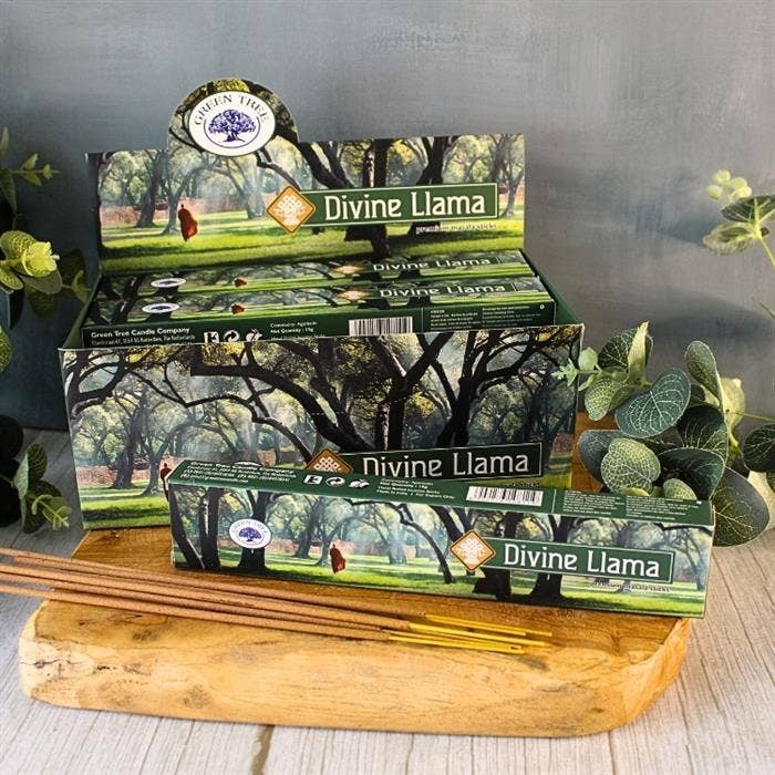 Green Tree Divine Llama Natural Incense 15 grams