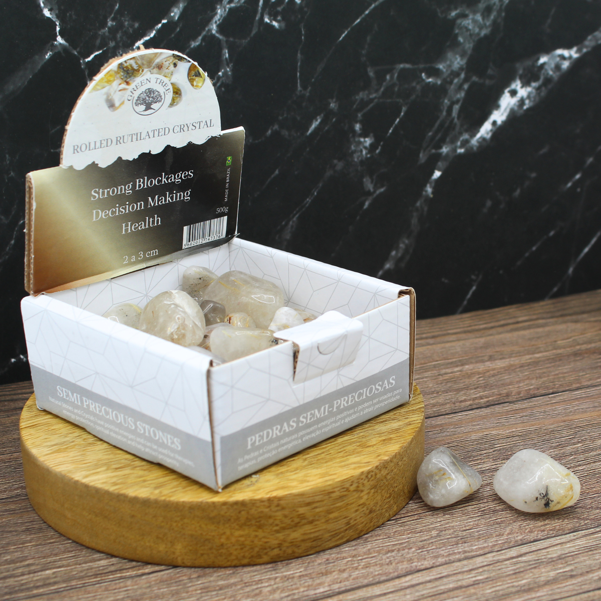 Rutilanted Tumbled Display 500g
