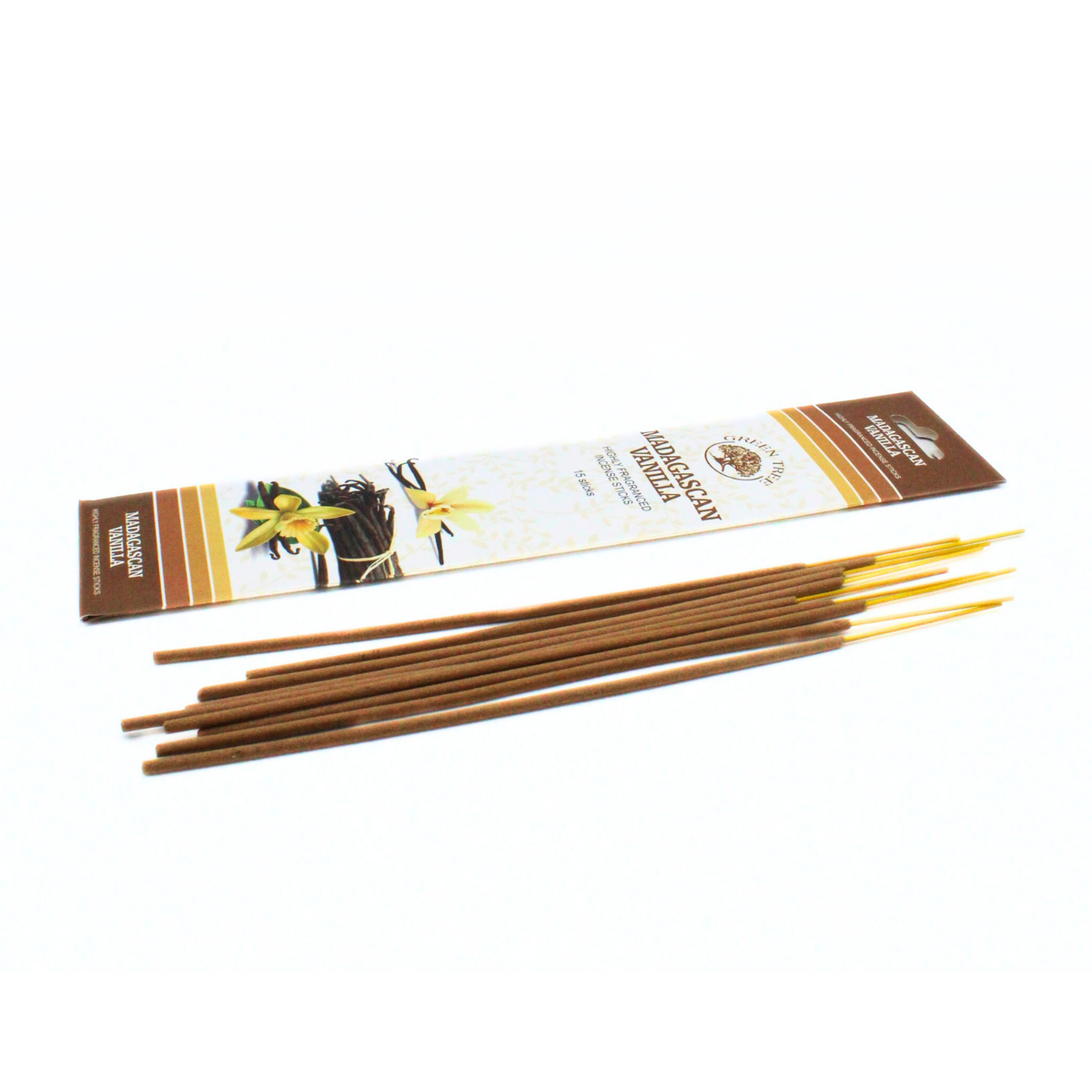 Green Tree Madagascar Vanilla Incense 15 Sticks