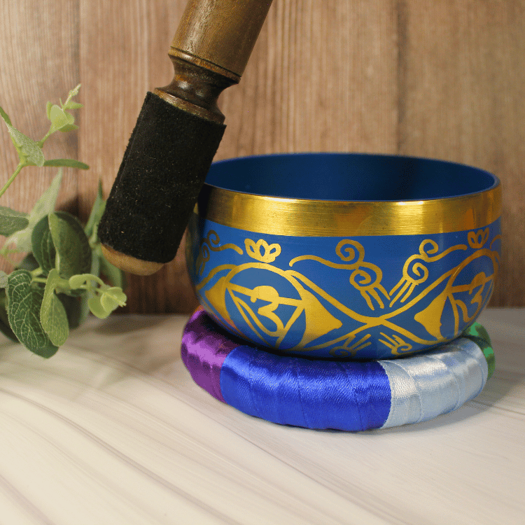 Third Eye Chakra Singing Bowl Cobalt Blue - 5 inch