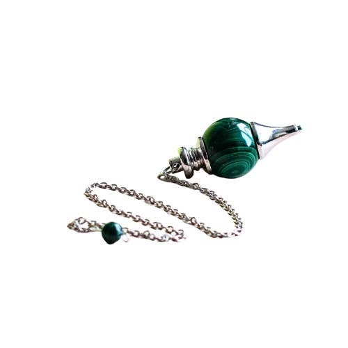 Malachite sphere pendulum 4cm