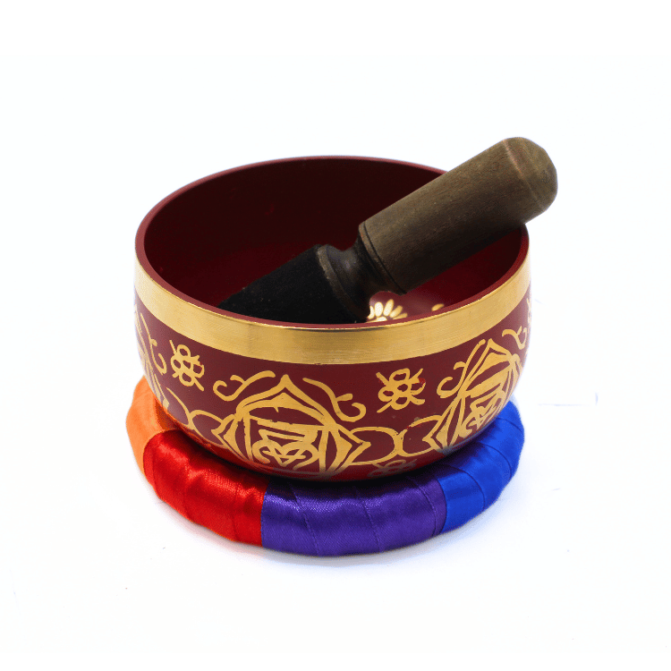Root Chakra Singing Bowl Red - 5 inch