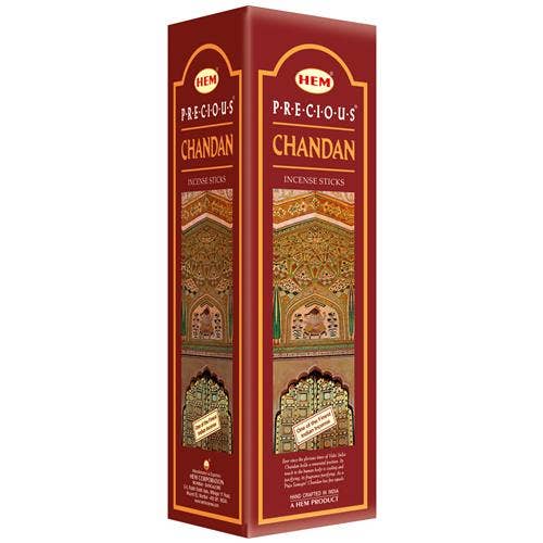 Hem Precious Chandan Square (25 x 8 Sticks)