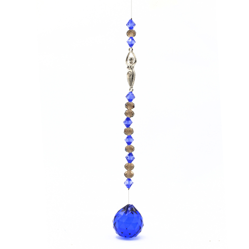 Suncatcher Hanging Blue Beads Goddes