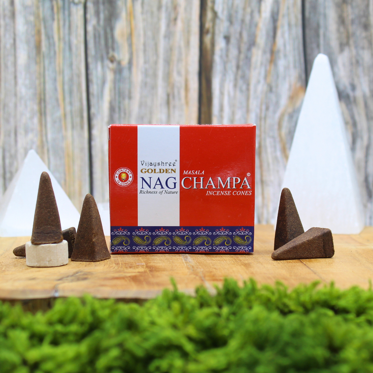Golden Nag Champa Cones