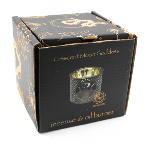 Tealight Holder & Aroma Oil Burner Crescent Moons