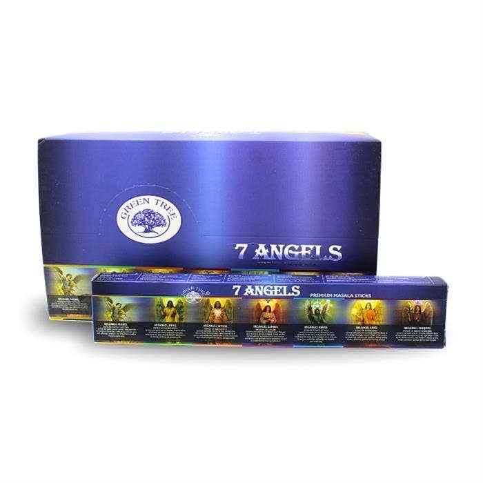 Green Tree 7 Angels Natural Incense 15 grams