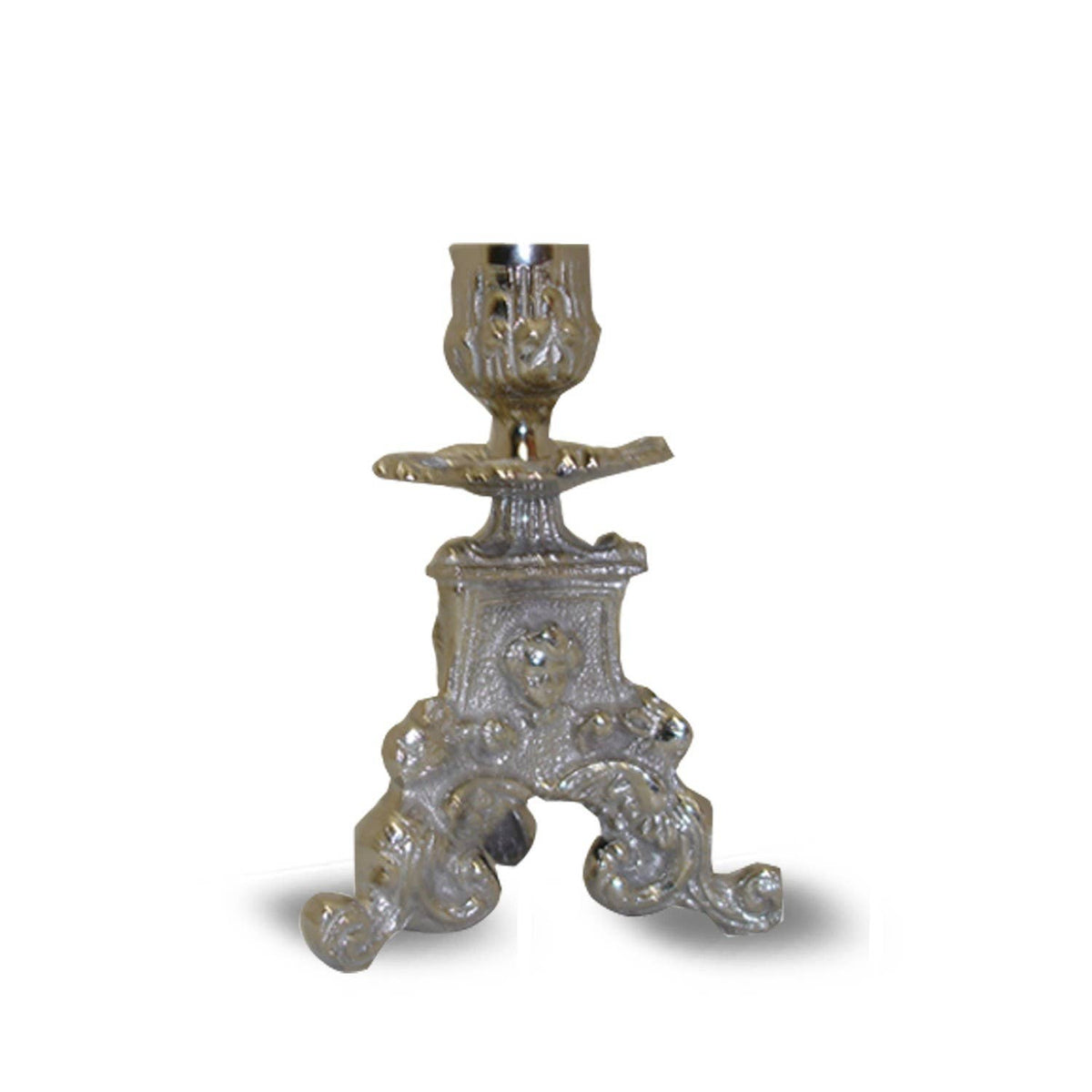 Kandelaar/Candlestand 1hole nickel