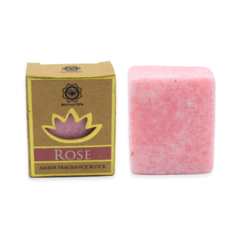 Green Tree Amber Fragrance Block Rose set 6 pcs
