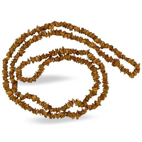 Chips Stones Necklace Yellow Jasper