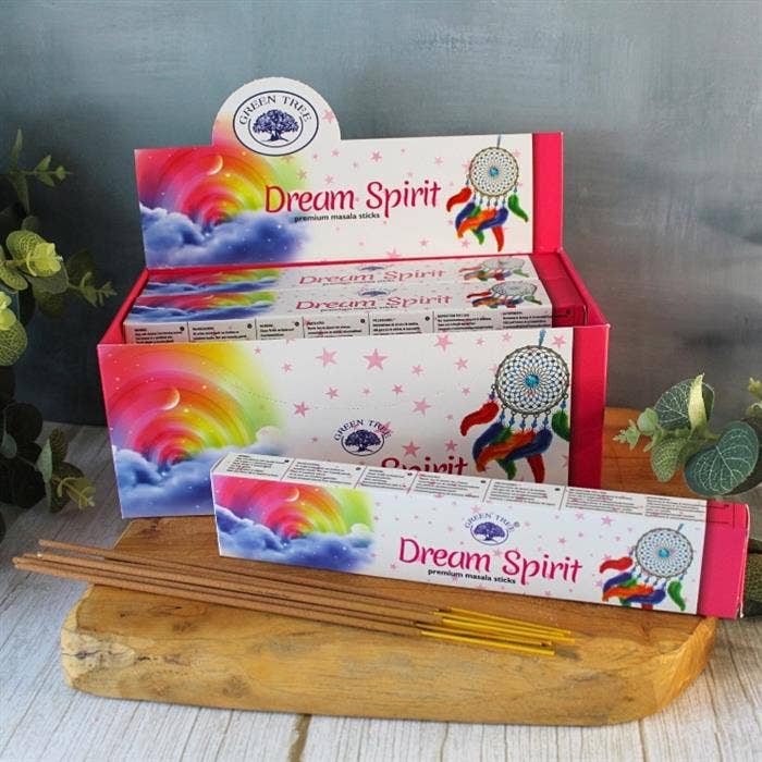 Green Tree Dream Spirit Natural Masala Incense 15 grams