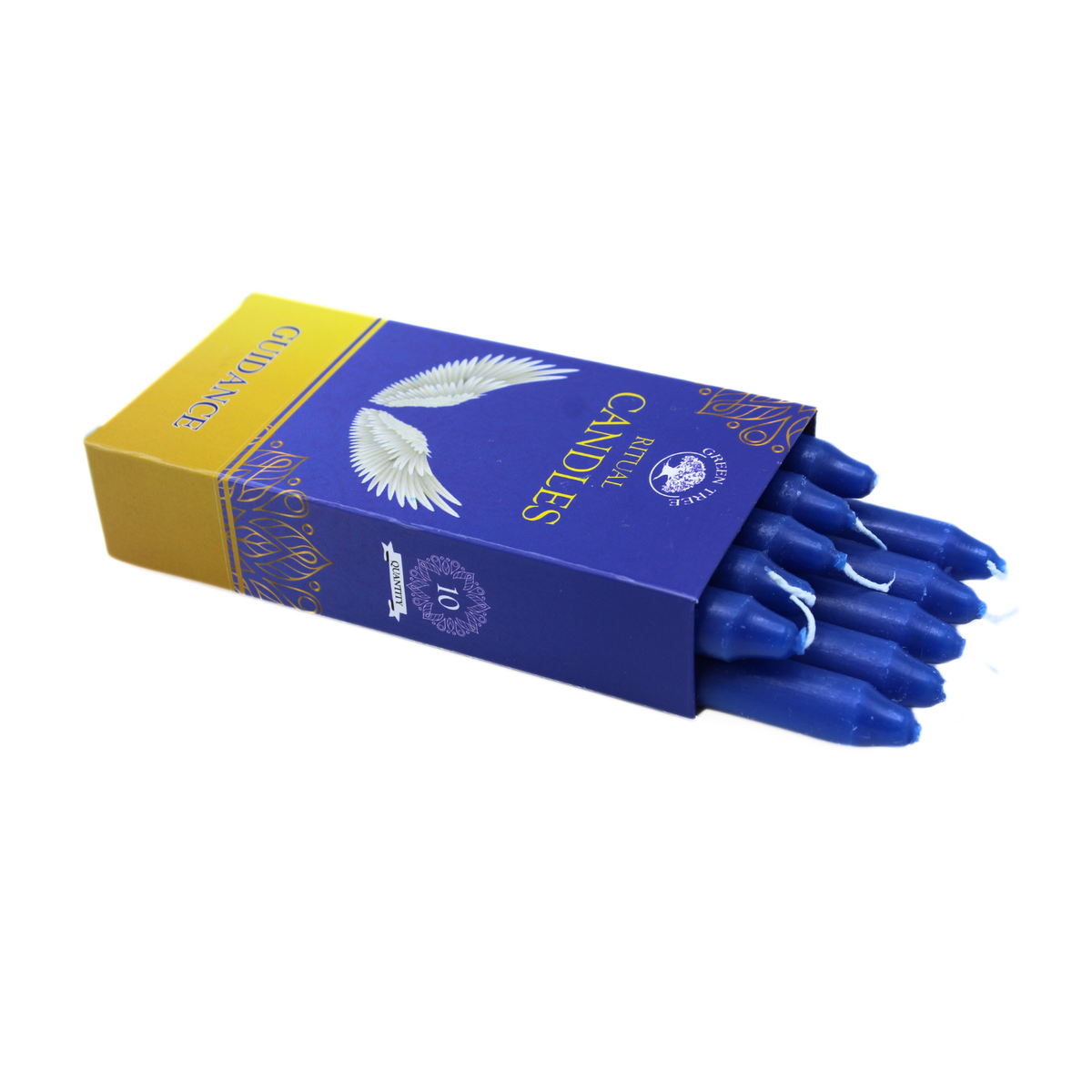 Green Tree Ritual Candles Guidance 10 pack
