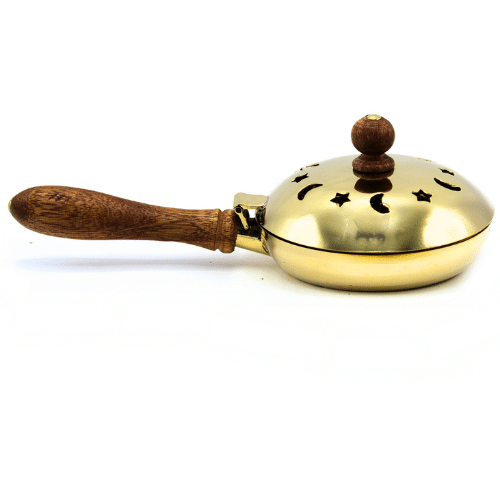Incense Burner and Tong Brass ( 10 cm )