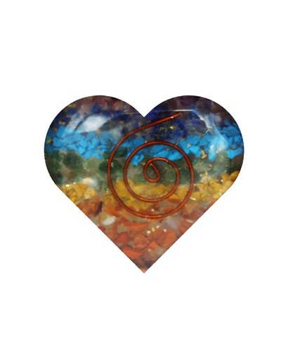 Orgonite Puffed Heart-Chakra