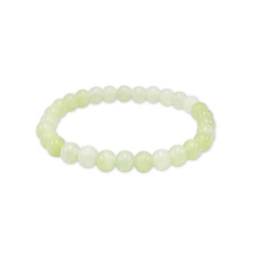 Green Jade beaded Bracelet 4 mm - China
