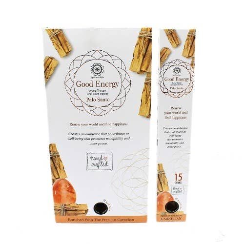 Green Tree Gemstone Incense Good Energy - Carnelian