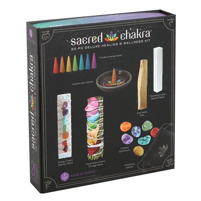 Sacred Chakra Deluxe Healing And Wellness Kit