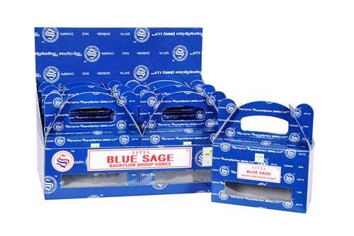 Satya Blue Sage Backflow Dhoop cones