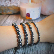 Hematite beaded Bracelet 10 mm - Brazil