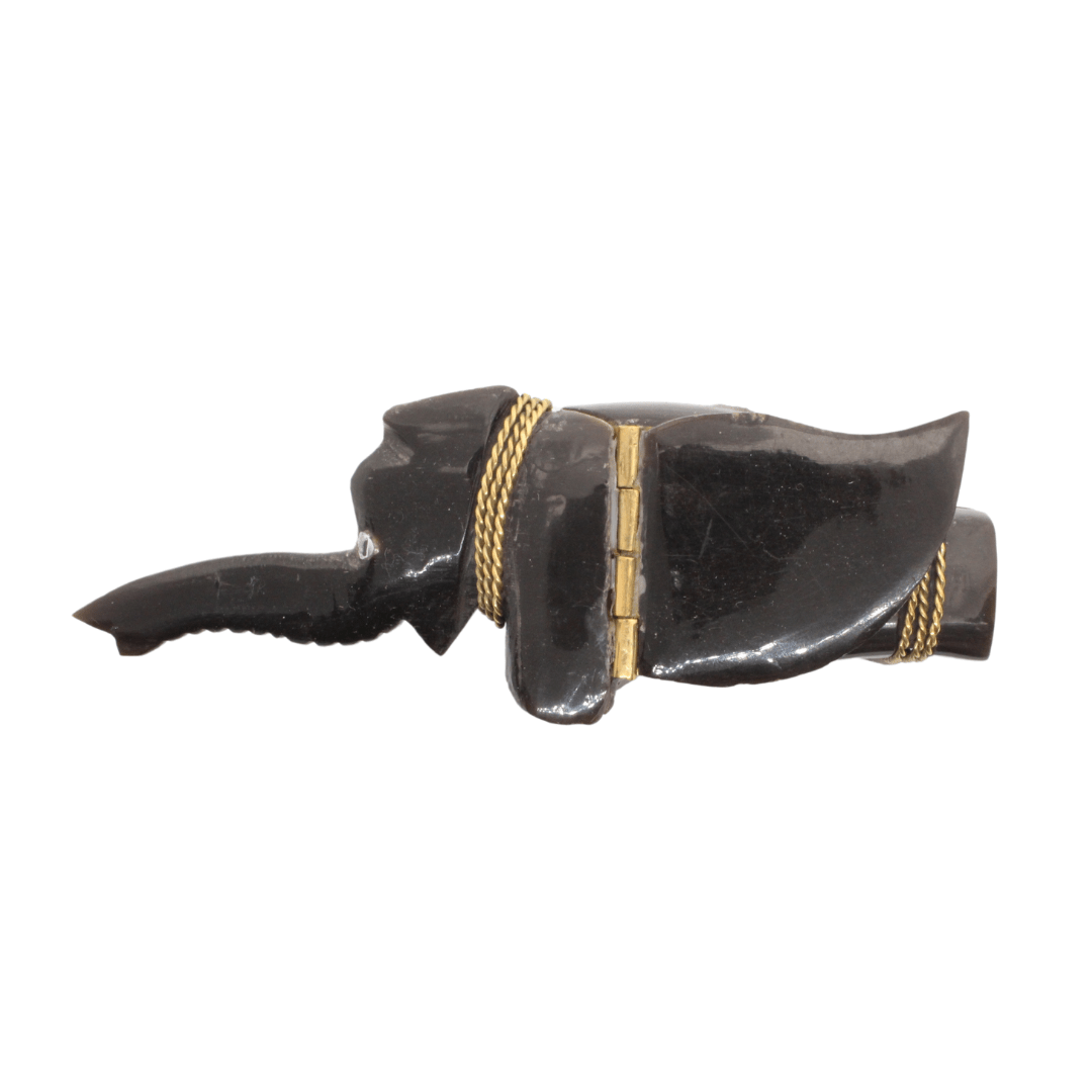 Artisanal Ox Horn Box - Big Elephant