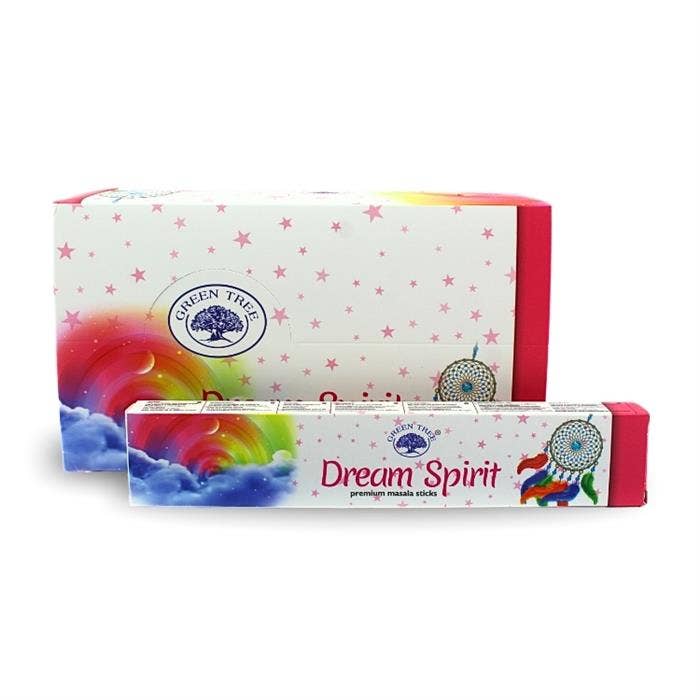 Green Tree Dream Spirit Natural Masala Incense 15 grams