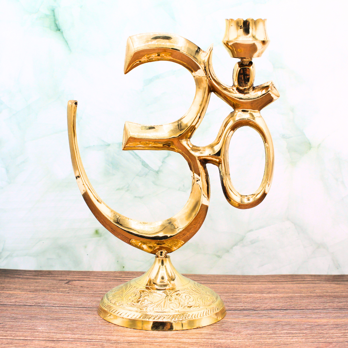 Brass Om Agardan 21 cm