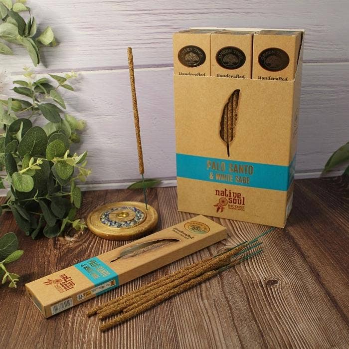 Smudge Incense Native Soul Palo Santo & White Sage 15 gram