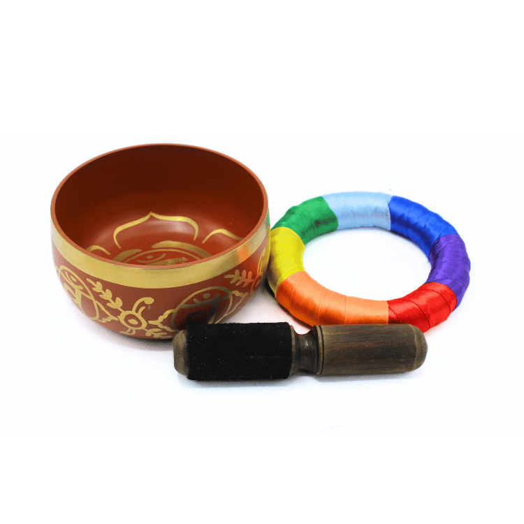 Sacral Chakra Singing Bowl Orange - 5 inch