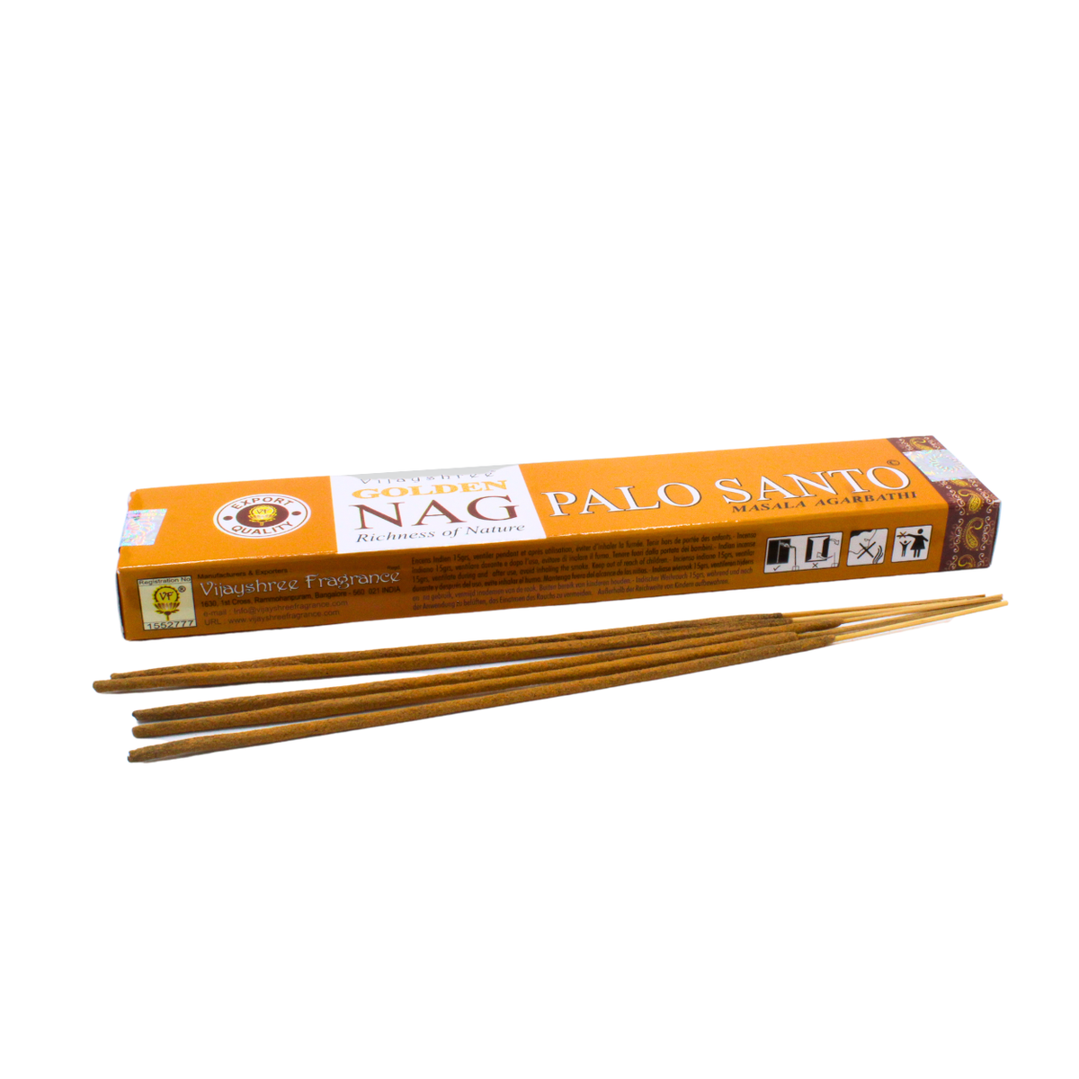 Golden Nag Palo Santo Incense 15 grams