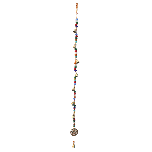 Hanging bells with Metal Pentacle