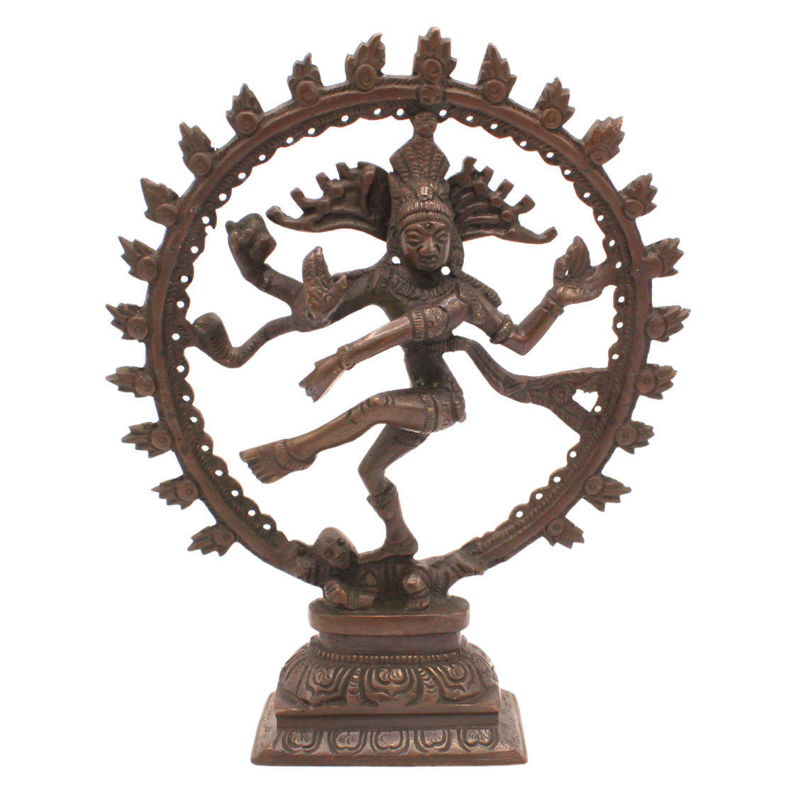 Brass Natraj bronze finish 10 inch