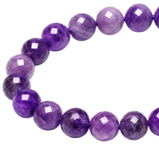 Amethyst Faceted Beads Bracelet 6mm - South Africa