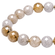 Bracelet de perles à facettes en labradorite 6mm - Madagascar