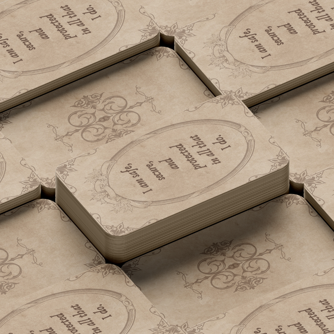 Protection & Grounding Affirmations Card Deck