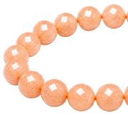 Sunstone Faceted Beads Bracelet 8mm - Tanzania