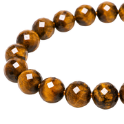 Armband aus facettierten Tigerauge-Perlen 6mm - Südafrika
