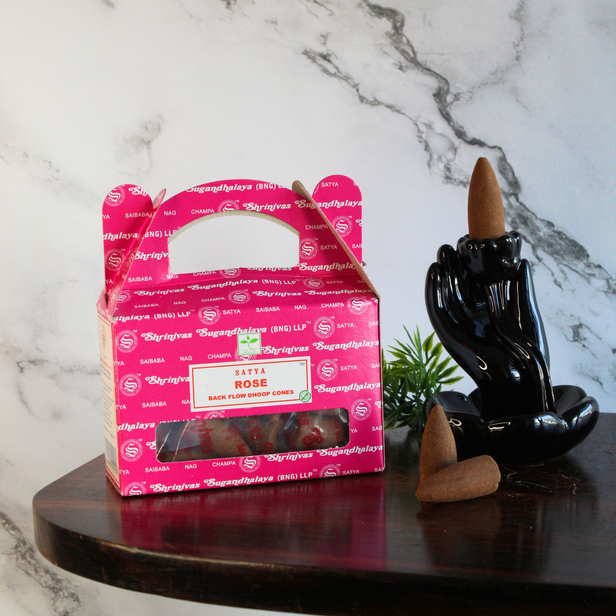 Satya Rose Backflow Dhoop Cones