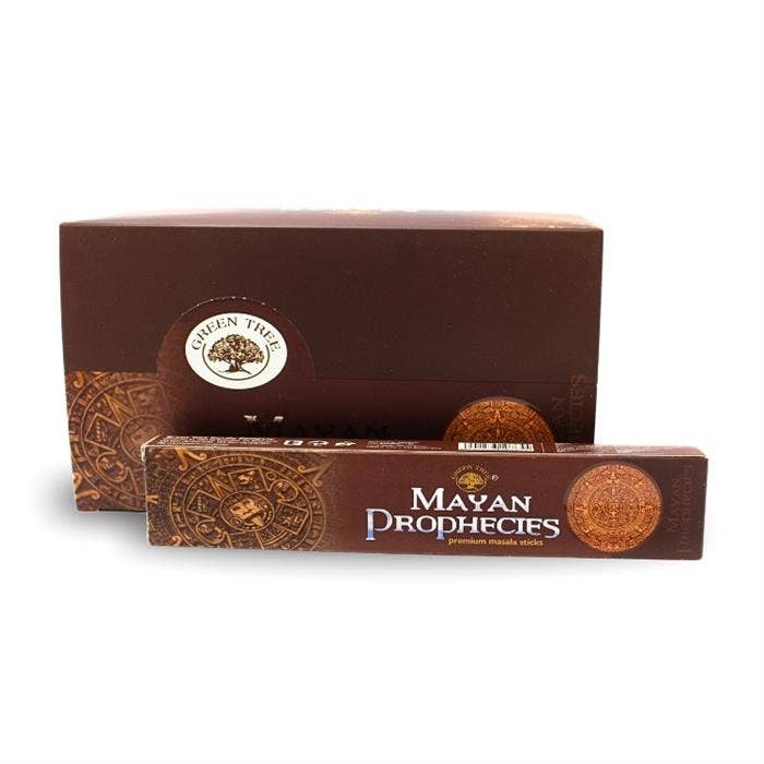 Green Tree Mayan Prophecies Natural Masala Incense 15 grams