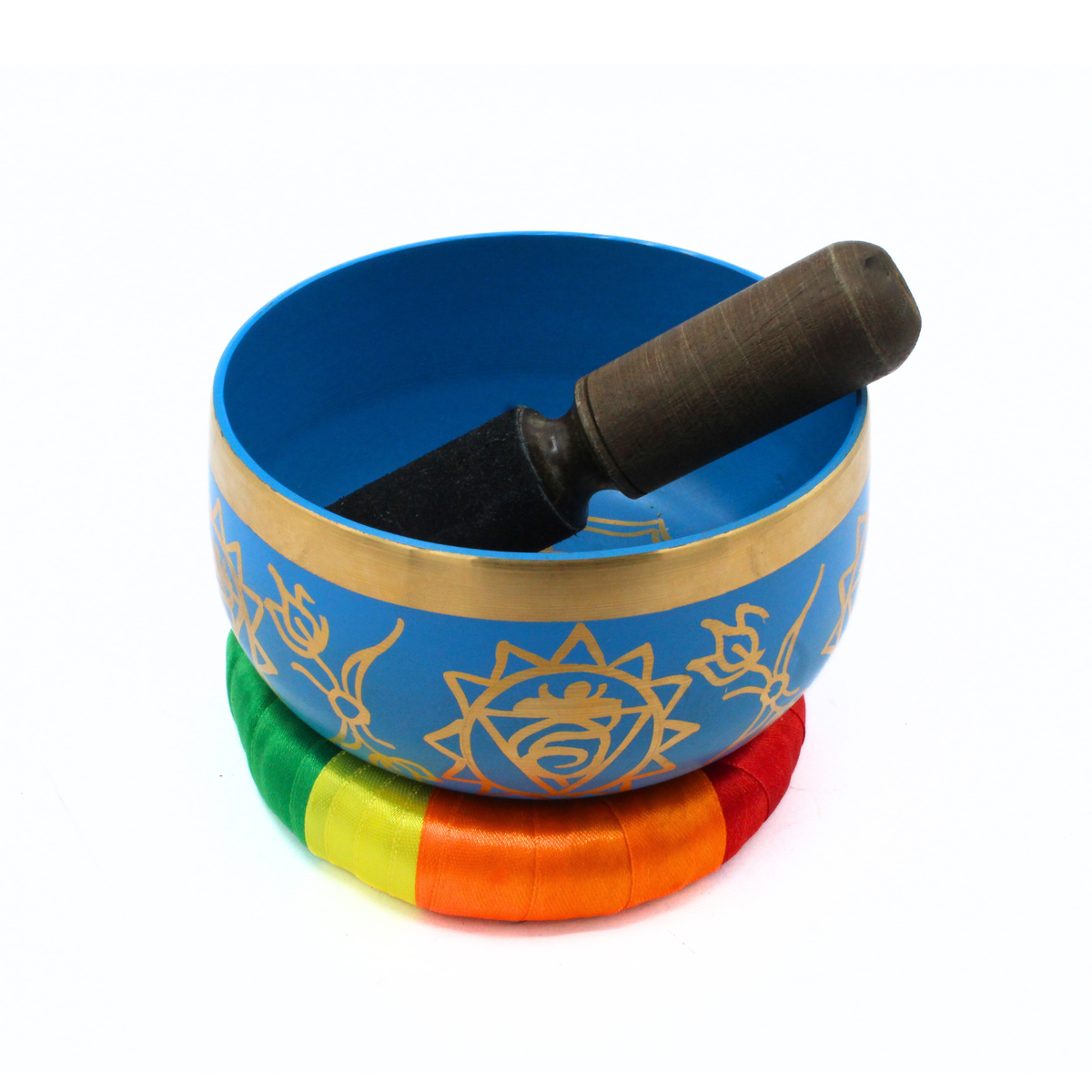 Throat Chakra Singing Bowl Blue - 5 inch