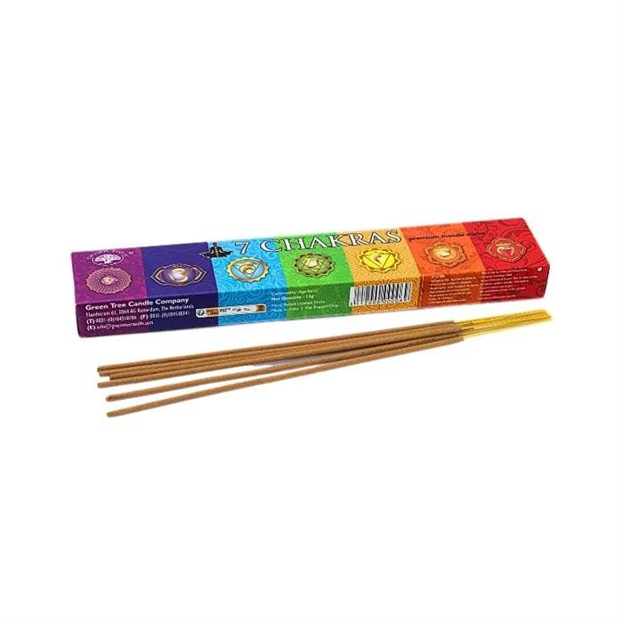 Green Tree 7 Chakra Natural Incense 15 grams